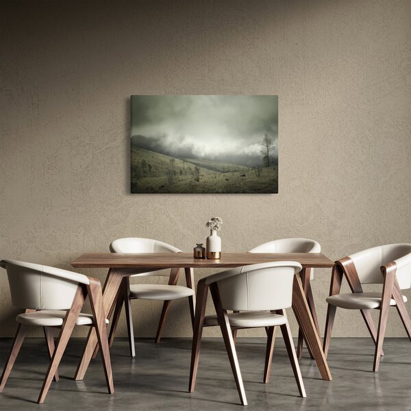 A vihar előtti táj képe (90x60 cm)