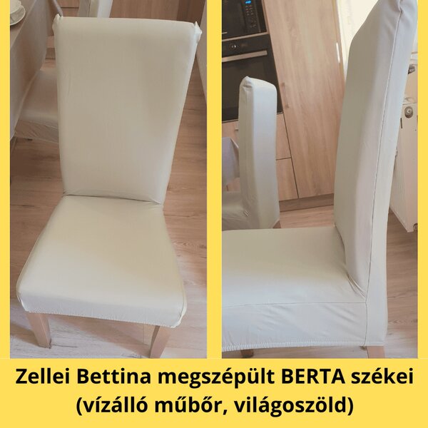 SzékHuzat Étkezőszékre (bársonyos, fekete)
