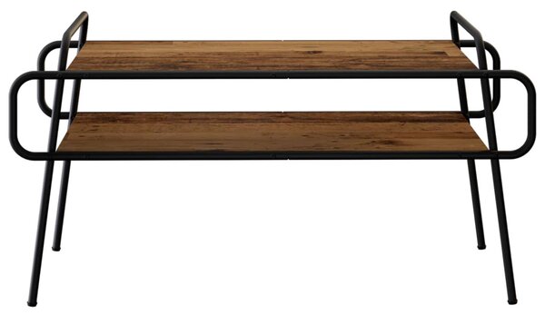 Dohányzóasztal Antik Fa 100 x 50 x 51 cm Szerelt Fa