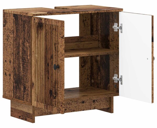 Fürdőszobai mosdószekrény EDE Antik Fa 59,5 x 31,5 x 59 cm