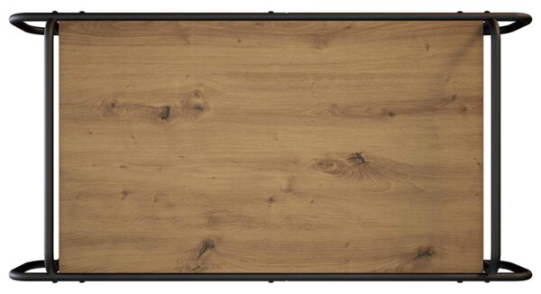 Dohányzóasztal Kézműves Tölgy 100 x 50 x 51 cm Szerelt Fa