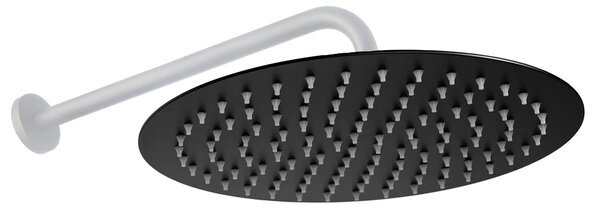 Esőztető zuhany Rea Black Matt 25cm
