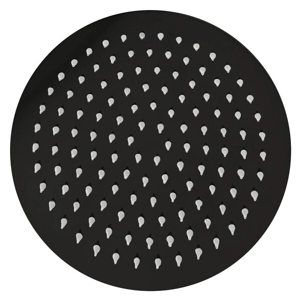 Esőztető zuhany Rea Black Matt 25cm