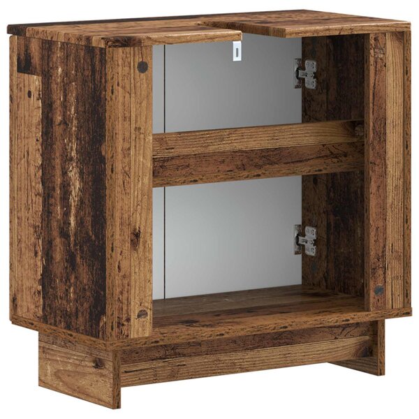 Fürdőszobai mosdószekrény EDE Antik Fa 59,5 x 31,5 x 59 cm