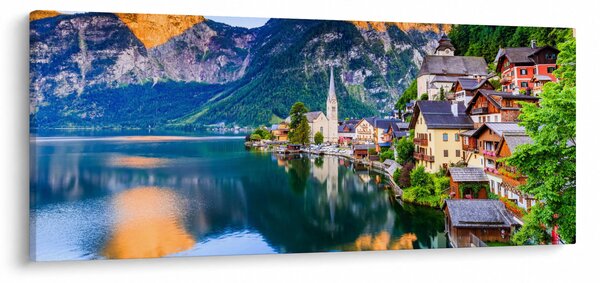 Kép - Alpesi falu (120x50 cm)
