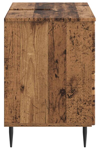 Fürdőszobai mosdószekrény ZWOLLE Antik Fa 82 x 41 x 58,5 cm