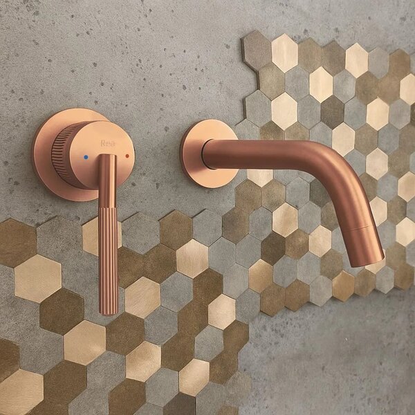 Falra szerelhető csaptelep Rea Argon Brush Copper + BOX