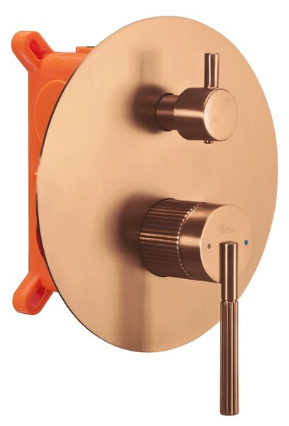 Zuhanyszett rejtett Rea Argon Brush Copper + box
