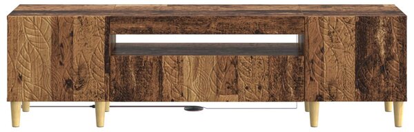LED TV szekrény Antik Fa Szerelt Fa