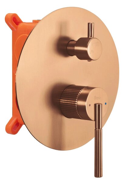 Zuhanyszett rejtett Rea Argon Brush Copper + box