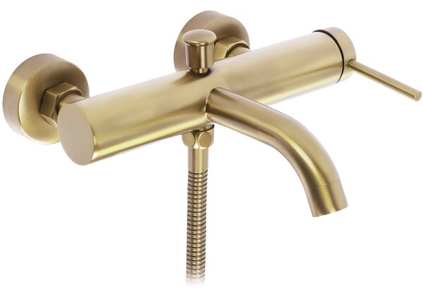 Fürdőkád csaptelep Rea Spot Brush Gold