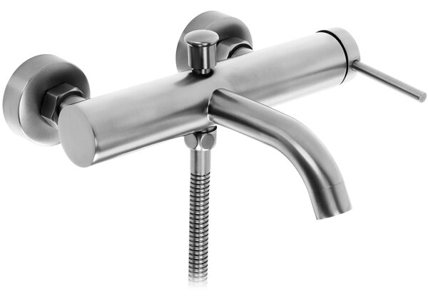Fürdőkád csaptelep Rea Spot Nickel Brush