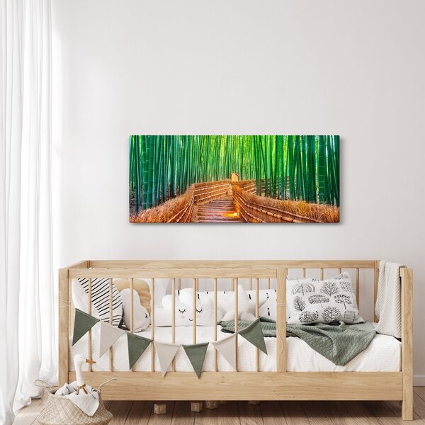 Kép - Japán bambusz erdő (120x50 cm)