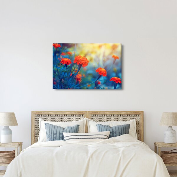 Kép - Narancssárga virágok (90x60 cm)