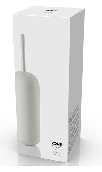 Fehér beton WC-kefe Sensu – Zone