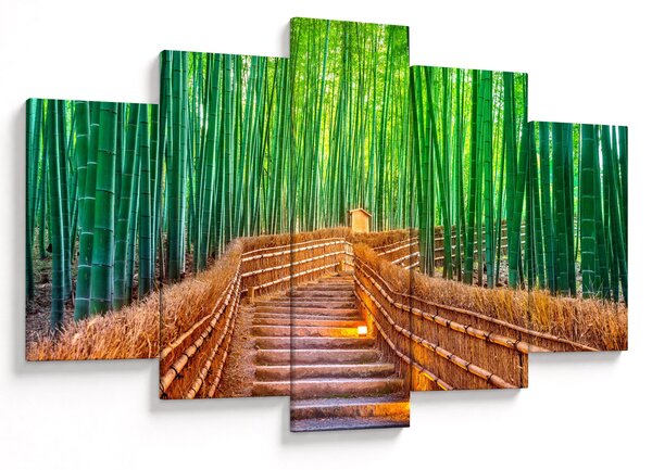 Kép - Japán bambusz erdő (150x105 cm)