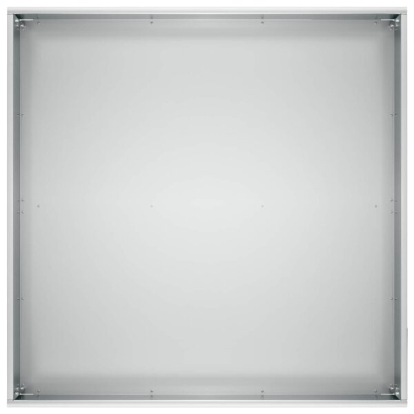 Kerti cserép 2 db Ezüst 40 x 40 x 20 cm Horganyzott Acél