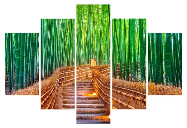Kép - Japán bambusz erdő (150x105 cm)