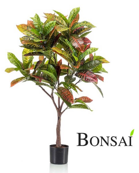 Mű Croton 122 cm – Élethű beltéri dekoráció - 121 - 150 cm
