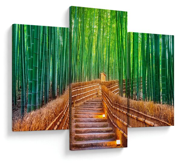 Kép - Japán bambusz erdő (90x60 cm)