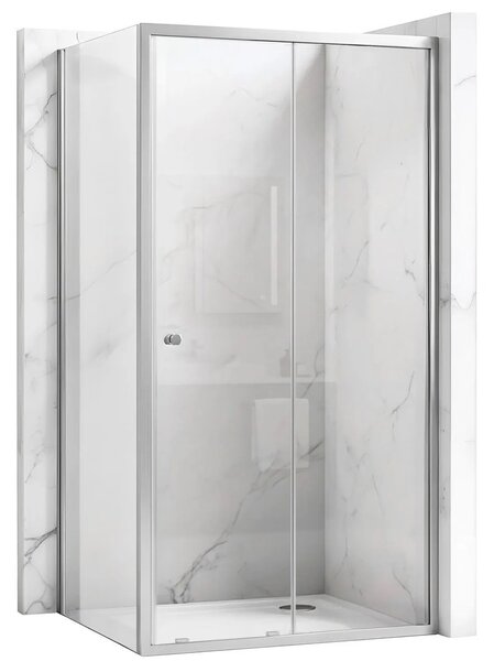 Zuhanykabin Rea Primo Slide 110x100 Chrome