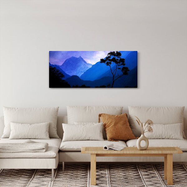 Kép - Éjszakai ég Nepálban (120x50 cm)