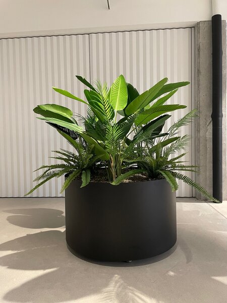 Mű Strelitzia 120 cm – élethű trópusi növény - 91 - 120 cm
