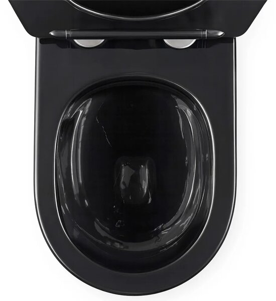 WC csésze Rea Carlo Mini Tornado Black Brush Gold