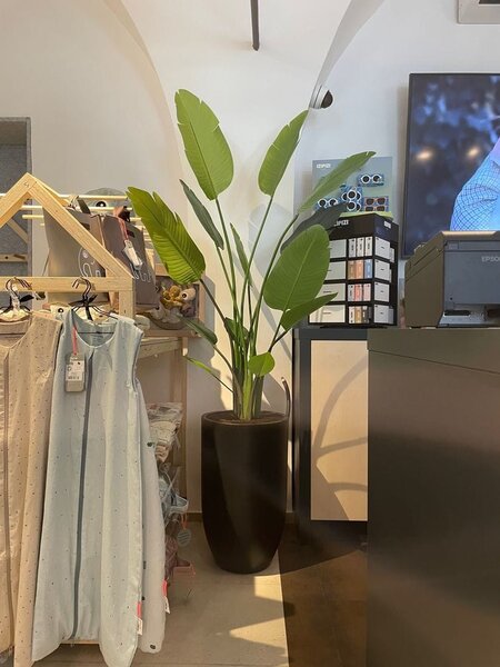 Mű Strelitzia 150 cm – élethű trópusi növény - 151 - 180 cm