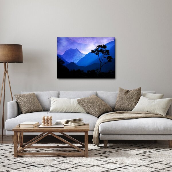 Kép - Éjszakai ég Nepálban (70x50 cm)