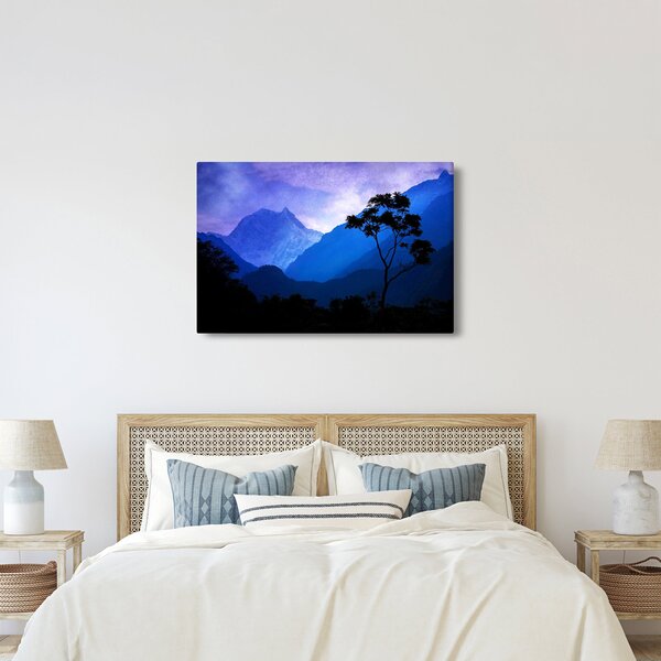 Kép - Éjszakai ég Nepálban (90x60 cm)