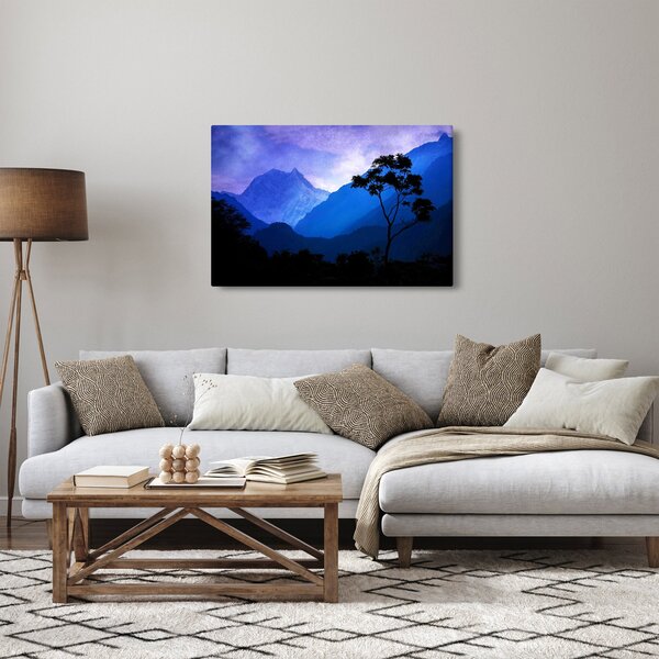 Kép - Éjszakai ég Nepálban (90x60 cm)