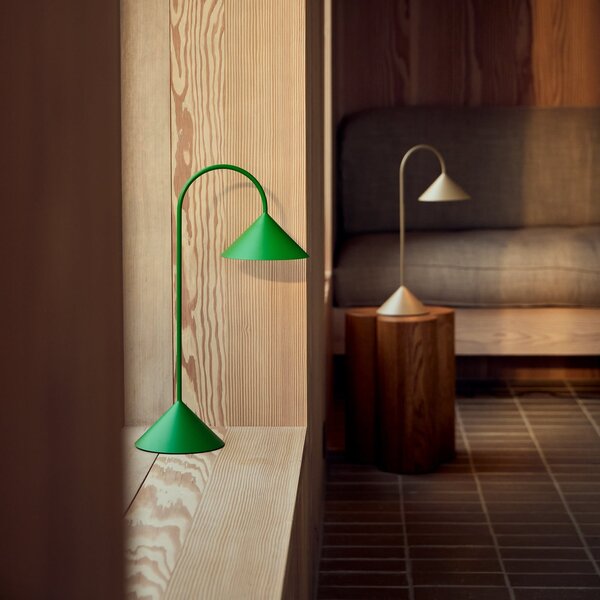 Kültéri Lámpa FRANDSEN, Grasp, dimmable, Zöld, Erkély, Fém, Dizájn