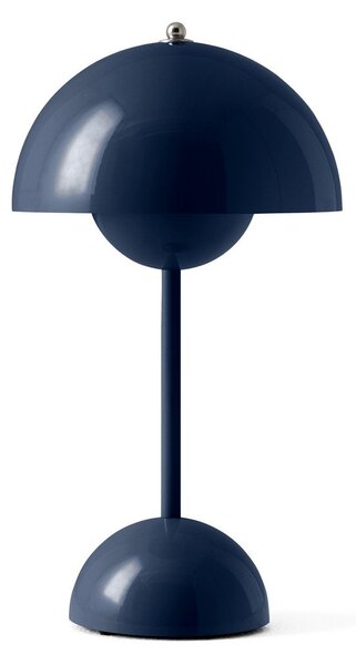 Asztali lámpa &Tradition, Flowerpot VP9, dimmable, Kék, Nappali, Műanyag, Dizájn