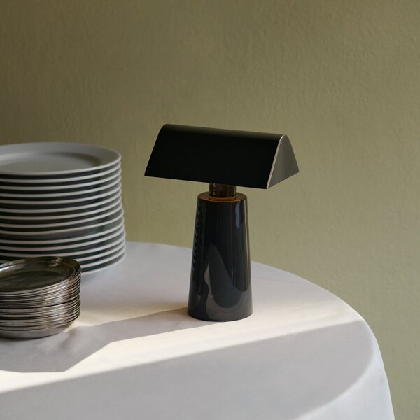 Asztali lámpa &Tradition, Caret MF1, dimmable, Szürke, Nappali, Fém, Dizájn