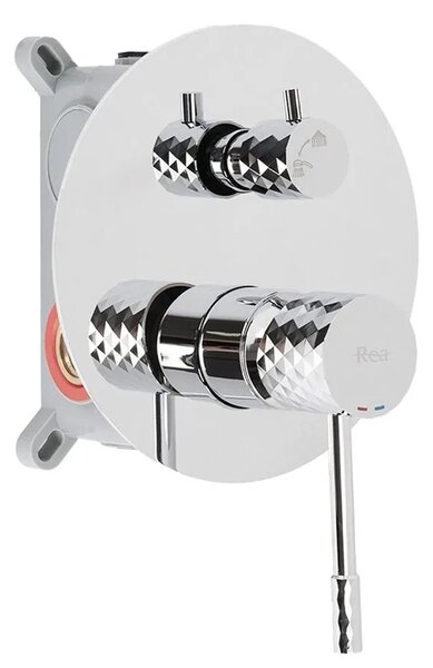 Zuhanyszett rejtett Rea Lungo Diamond Chrome + box
