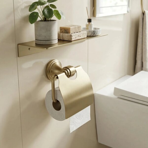 WC-papír tartó 16101 Aristo Brushed Gold