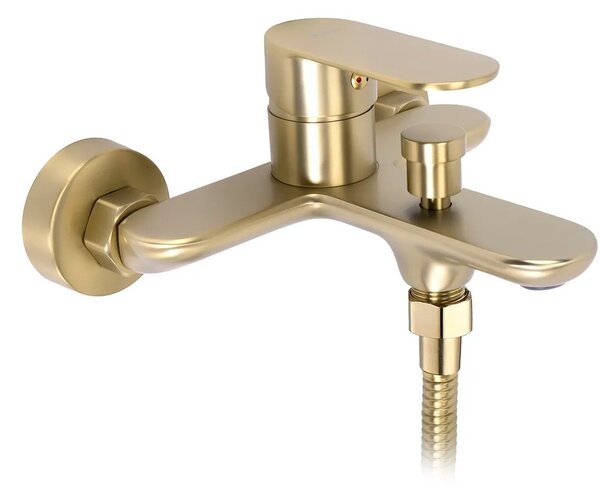 Fürdőkád csaptelep DROP Brush Gold