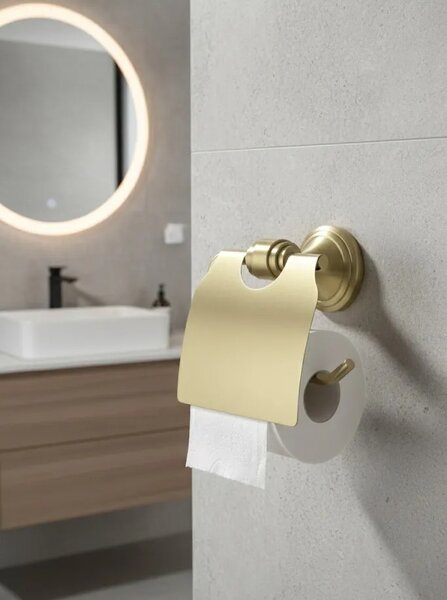WC-papír tartó 16101 Aristo Brushed Gold