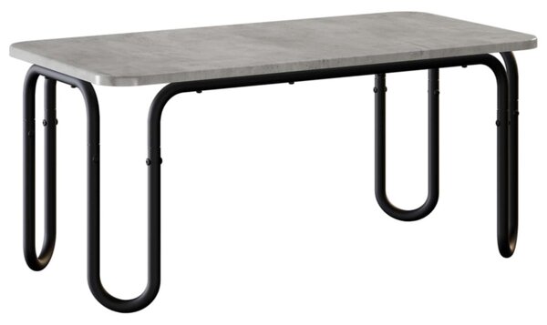 Dohányzóasztal Betonszürke 79,5 x 40 x 36 cm Szerelt Fa