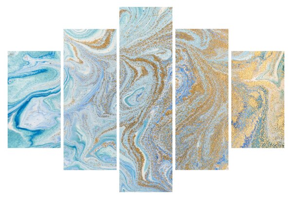 Kép - Kék márvány (150x105 cm)