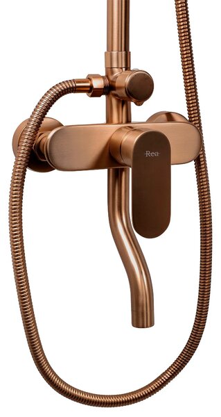 Zuhanyszett REA DROP Brush Copper