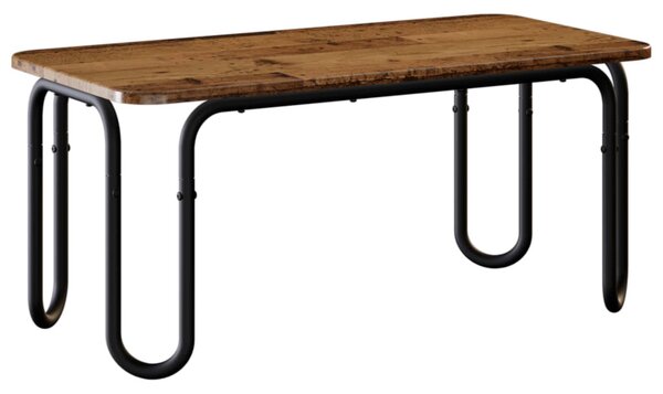 Dohányzóasztal Antik Fa 79,5 x 40 x 36 cm Szerelt Fa