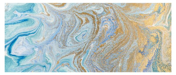 Kép - Kék márvány (120x50 cm)