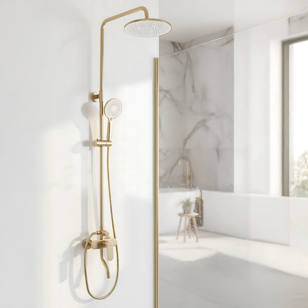 Zuhanyszett REA DROP Brush Gold