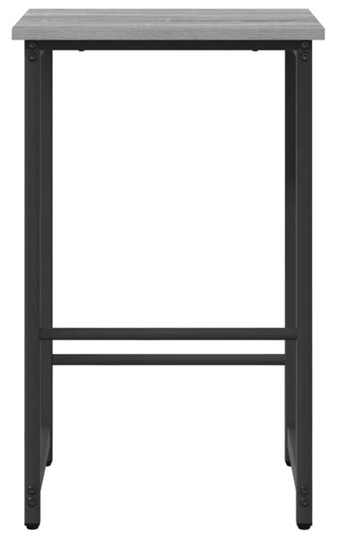 Bárszék 2 db Szürke Sonoma 40 x 32 x 64 cm Szerelt Fa