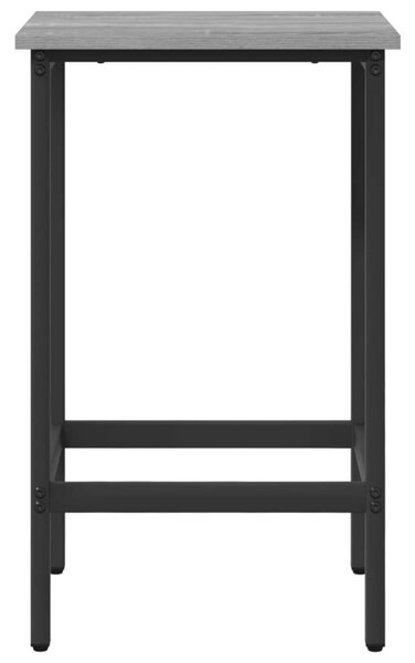 Bárszék 2 db Szürke Sonoma 40 x 32 x 64 cm Szerelt Fa