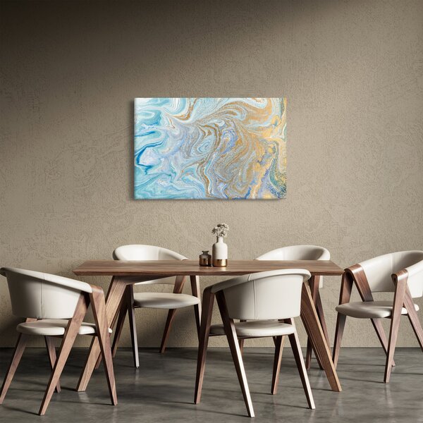 Kép - Kék márvány (90x60 cm)