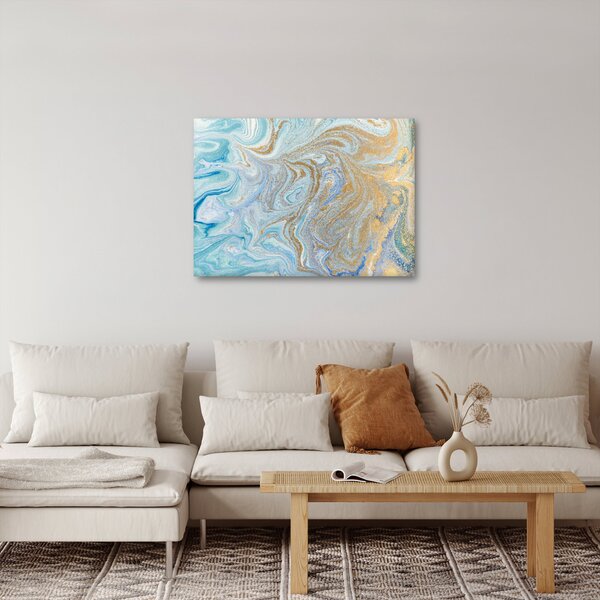 Kép - Kék márvány (70x50 cm)
