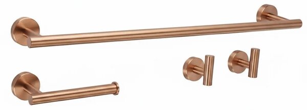 Fürdőszobai kiegészítő szett Ari Brush Copper 4 darabos